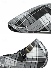 cheap Accessories-Men's Plaid Flat Cap Newsboy Hat, Cotton-Polyester Blend, Multi-Color Classic Ivy Style Cap for St. Patrick's Day Celebration &amp; Everyday Casual Wear