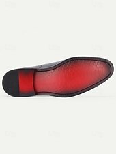 economico Scarpe Oxford-scarpe eleganti nere da uomo: eleganti e comode, perfette per matrimoni, riunioni formali e occasioni speciali