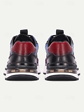 preiswerte Dress Sneakers-Braune Herren-Sneaker aus Leder – bequem und stilvoll, ideal für Hochzeiten, Freizeit und Veranstaltungen im Freien