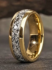 Недорогие Аксессуары-Мужское кольцо из нержавеющей стали с зеленой инкрустацией, в кельтском стиле, многоцветная отделка, прочное, удобное, идеально подходит для празднования Дня Святого Патрика и повседневного ношения.