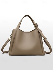 billiga Hand- och toteväskor-Handväska i konstläder för kvinnor – flerfärgade alternativ, mångsidiga axel- och crossbody-modeller, trendig och hållbar för både vardagliga och semiformella tillfällen