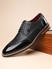 cheap Derby Shoes-Men's Brown Brogue Shoes – Classic and Elegant Design for Formal Occasions and Weddings