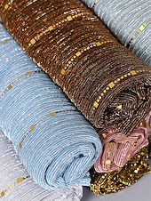 economico Matrimonio ACC-scialle da damigella d'onore da donna, può essere usato come sciarpa, disponibile in più colori, materiale in poliestere, design elegante per matrimoni e feste