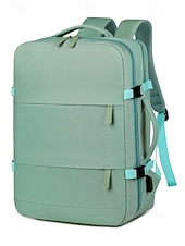 economico Zaini per Università-Zaino da viaggio unisex in nylon, borsa da viaggio multicolore di grande capacità con porta di ricarica USB e custodia per bagagli, stile moderno e minimalista per lavoro, viaggi d'affari, viaggi e spostamenti quotidiani