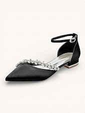 abordables mariée-Chaussures élégantes pour femmes, à petit talon pointu, ornées d'une bride en cristal, idéales pour les mariages formels – des escarpins confortables pour les occasions spéciales.