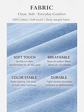 olcso alap pólók-Férfi Farmer ing 100% Cotton Acid Wash ing Tee Top Hosszú ujj Kapucni Tavasz Ősz Ősz &amp; tél Sima Szüret Utcai sikk Alkalmi Régies stílus Kapucni Hétköznapi Otthon Utca Világoskék Fekete Világoszöld