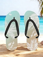 halpa miehet-miesten sinilehtiset varvastossut – trooppinen ja tyylikäs tyyli rantalomalle, saarihyppelylle ja rantaillallisille