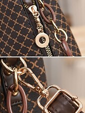 お買い得  ハンドバッグ＆トートバッグ-女性用PUレザーショルダーバッグ、マルチカラー、複数の持ち運びスタイルを備えた多用途のデザイン、スタイリッシュで広々とした日常使いに最適