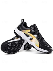 economico Scarpe da Golf da Uomo-scarpe da golf da uomo blu e bianche, leggere, comode, dal design elegante, perfette per il golf e le feste all'aperto