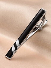 tanie Wesele ACC-Męska spinka do krawata ze stopu – wiele stylów na wesela i okazje biznesowe – elegancki i trwały design