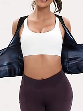 baratos Modelador de cintura-Mulheres Cintas Ativo Doce Retalhos Patchwork Férias Rua Para Noite Sem Manga Prata Rosa Azul Marinha Verão Primavera Moderno