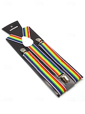 Недорогие Свадьба ACC-Регулируемые эластичные подтяжки для брюк, эластичные полиэстеровые Y-образные подтяжки, различные цвета, классический формальный стиль, идеально подходят для свадеб, Дня святого Валентина, вечеринок и повседневной носки.