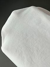 baratos Blusas Simples-Mulheres Saia camisa de botão Blusa Bordado Botões Côr Sólida Elegante à moda Casual Manga Longa Aberto para a Lateral Tops regulares Diário Trabalho Feriado Branco Verão Primavera Outono