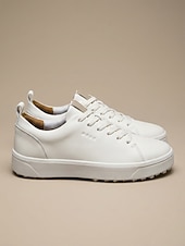tanie Damskie buty golfowe-Brązowe buty golfowe damskie – klasyczne, sznurowane, codzienne buty golfowe dla kobiet, trwała podeszwa z kolcami do gry w golfa, spacerów, uprawiania sportów na świeżym powietrzu i noszenia na co dzień