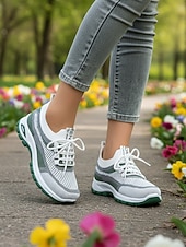 economico Sneakers da donna-scarpe da ginnastica da donna in maglia viola – scarpe da passeggio traspiranti e leggere con un design elegante per attività sportive e gite casual