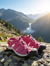 baratos Sandálias de Desporto-Sandálias esportivas femininas para atividades ao ar livre – design respirável de secagem rápida com sola de borracha antiderrapante, estilo esportivo leve para mulheres, ideal para caminhadas, passeios, viagens, acampamentos e aventuras de verão.