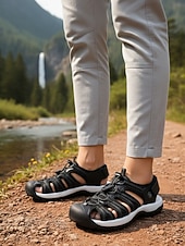 baratos Sandálias de Desporto-Sandálias esportivas femininas para atividades ao ar livre – design respirável de secagem rápida com sola de borracha antiderrapante, estilo esportivo leve para mulheres, ideal para caminhadas, passeios, viagens, acampamentos e aventuras de verão.