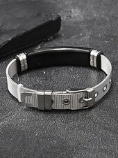 halpa Miesten korut-Miesten ruostumattomasta teräksestä valmistettu ristirannekoru – useita värivaihtoehtoja, kestävä ja tyylikäs, täydellinen rentoon ja arkeen