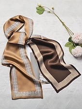 お買い得  メンズネクタイ＆蝶ネクタイ-メンズペイズリープリントスカーフ、マルチカラーパターンのポリエステル軽量ネックスカーフ、男性用のクラシックでエレガントなスタイル、普段着、ビジネスカジュアル、パーティー、季節のスタイリングに最適