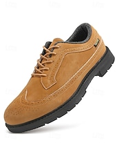 economico Scarpe da Golf da Uomo-Per uomo Vintage Sportivo Casual All'aperto Golf Microfibra Confortevole Allacciatura Nero Bianco Giallo Estate Primavera Autunno