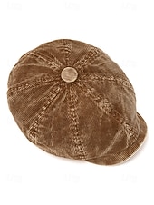 olcso Férfi kalapok-férfi poliészter kordbársony barett sapka – több színben – hétköznapi és hétköznapi viselet