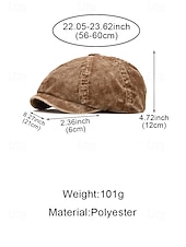 olcso Férfi kalapok-férfi poliészter kordbársony barett sapka – több színben – hétköznapi és hétköznapi viselet