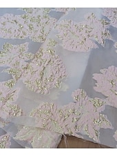 رخيصةأون طول الأرضية-A-الخط طول الأرض شيرت دريس فستان رسمي فستان سهرة فستان أم العروس كم طويل قبعة القميص أنيق عتيق سبليت عالية رسمي قماش الجاكار مع شريطة زهور