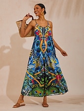 Недорогие Jumpsuits-комбинезон из шелкового атласа с перьями для вечеринки в джунглях