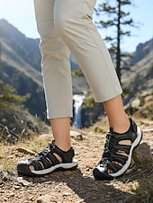 baratos Sandálias de Desporto-Sandálias esportivas femininas para atividades ao ar livre – design respirável de secagem rápida com sola de borracha antiderrapante, estilo esportivo leve para mulheres, ideal para caminhadas, passeios, viagens, acampamentos e aventuras de verão.