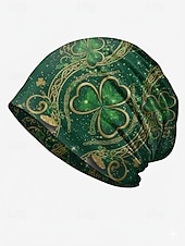 economico Accessori-Scaldacollo da donna per San Patrizio: molteplici fantasie, materiale stampato in poliestere, versatile da usare come scaldacollo o come protezione per il viso, perfetto per le celebrazioni festive