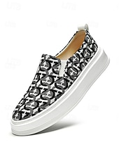 economico Sneakers Eleganti-sneakers slip-on da uomo con stampa leopardata: calzature eleganti e comode per matrimoni informali ed eventi all'aperto