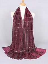 economico Matrimonio ACC-scialle da damigella d'onore da donna, può essere usato come sciarpa, disponibile in più colori, materiale in poliestere, design elegante per matrimoni e feste