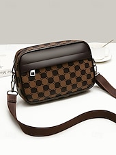 olcso Férfitáskák-férfi műbőr crossbody táska – több színben, sokoldalú pántokkal, stílusos és tartós mindennapi viseletre, munkába és utazásra egyaránt