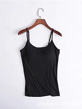 tanie Topy-Damskie Piżama Gorset profilujący Moda Codzienny Czyste kolory Koronka Codzienny Dom Urlop Bez rękawów Paski Czarny Biały Jasnozielony Wino Czerwona róża Lato Wiosna Jesień Regularny