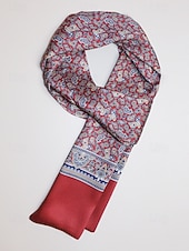 お買い得  メンズネクタイ＆蝶ネクタイ-メンズペイズリープリントスカーフ、マルチカラーパターンのポリエステル軽量ネックスカーフ、男性用のクラシックでエレガントなスタイル、普段着、ビジネスカジュアル、パーティー、季節のスタイリングに最適