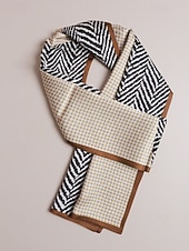 お買い得  メンズネクタイ＆蝶ネクタイ-メンズペイズリープリントスカーフ、マルチカラーパターンのポリエステル軽量ネックスカーフ、男性用のクラシックでエレガントなスタイル、普段着、ビジネスカジュアル、パーティー、季節のスタイリングに最適