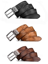 abordables Mariage ACC-Ceinture pour homme en cuir véritable, tailles ajustables, plusieurs couleurs, design élégant pour les mariages et le quotidien