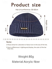 preiswerte Herrenhüte-Strickmütze für Herren, weiche, gerippte Wintermütze in verschiedenen Farben, lässiger Outdoor-Stil, warme und bequeme Kopfbedeckung für Herren, ideal für Outdoor-Aktivitäten und den Alltag.
