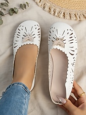 cheap Women's Clogs &amp; Mules-Women's Yellow Wide-Fit Mule Flats with Butterfly Rhinestone Detail, Stylish and Comfortable Slip-On Shoes for Daily Wear, Spring/Summer Outings, Casual Walks and Outdoor Activities