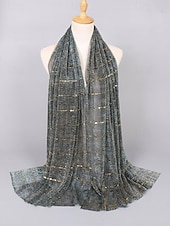 economico Matrimonio ACC-scialle da damigella d'onore da donna, può essere usato come sciarpa, disponibile in più colori, materiale in poliestere, design elegante per matrimoni e feste