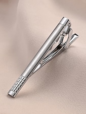 tanie Wesele ACC-Męska spinka do krawata ze stopu – wiele stylów na wesela i okazje biznesowe – elegancki i trwały design