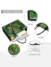  حقيبة تسوق نسائية ليوم القديس باتريك - أنماط متعددة، سعة كبيرة، مصنوعة من البوليستر المطبوع، مثالية للاحتفالات.