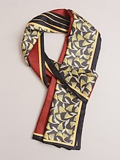お買い得  メンズネクタイ＆蝶ネクタイ-メンズペイズリープリントスカーフ、マルチカラーパターンのポリエステル軽量ネックスカーフ、男性用のクラシックでエレガントなスタイル、普段着、ビジネスカジュアル、パーティー、季節のスタイリングに最適