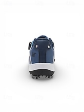 ieftine Încălțăminte de golf pentru bărbați-Adidași de golf pentru bărbați, albi și verzi, cu talpă cu crampoane, confortabili și rezistenți, perfecți pentru terenuri de golf și ieșiri active