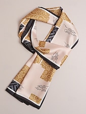 お買い得  メンズネクタイ＆蝶ネクタイ-メンズペイズリープリントスカーフ、マルチカラーパターンのポリエステル軽量ネックスカーフ、男性用のクラシックでエレガントなスタイル、普段着、ビジネスカジュアル、パーティー、季節のスタイリングに最適