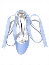 baratos Dama de honra-Sapatilhas femininas multicoloridas de cetim com amarração no tornozelo, elegantes sapatos de bico fino para damas de honra em casamentos ao ar livre no gramado.