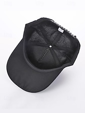 preiswerte Zubehör-Unisex-Paillettenkappe aus Polyester – Karnevalshut mit Strassverzierungen, verschiedene Muster für Freizeit und Festlichkeiten