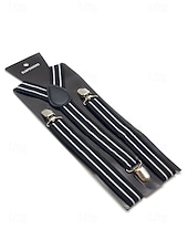 Недорогие Свадьба ACC-Регулируемые эластичные подтяжки для брюк, эластичные полиэстеровые Y-образные подтяжки, различные цвета, классический формальный стиль, идеально подходят для свадеб, Дня святого Валентина, вечеринок и повседневной носки.