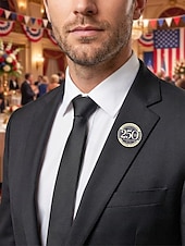  סט סיכות דש פטריוטיות לגברים, חבילה של 4 תגי אמייל מסגסוגת, עיצובים לדגל אמריקאי ולציון יום השנה ה-250 לארה"ב לציון יום השנה ה-250, יום העצמאות, מצעדים ואירועים רשמיים