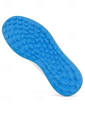 voordelige Heren Golf Schoenen-Witte golfschoenen voor heren zonder spikes, ademend bovenwerk, stabiele gripzool, minimalistische sportstijl voor golfbanen en casual gebruik.